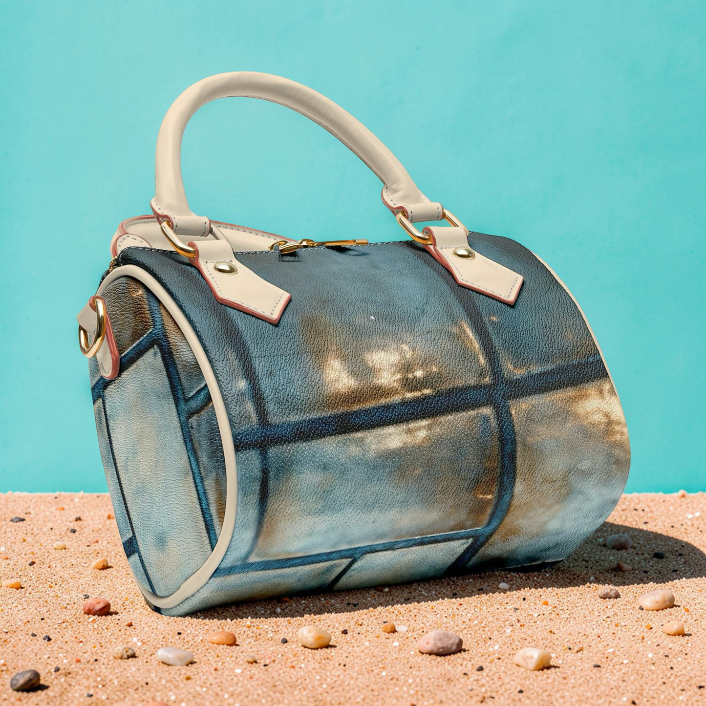 BLUE BRICK HANDBAG