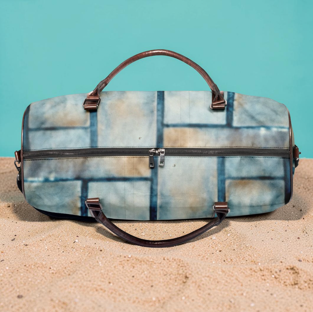 BLUE BRICK CITY DUFFLE BAG