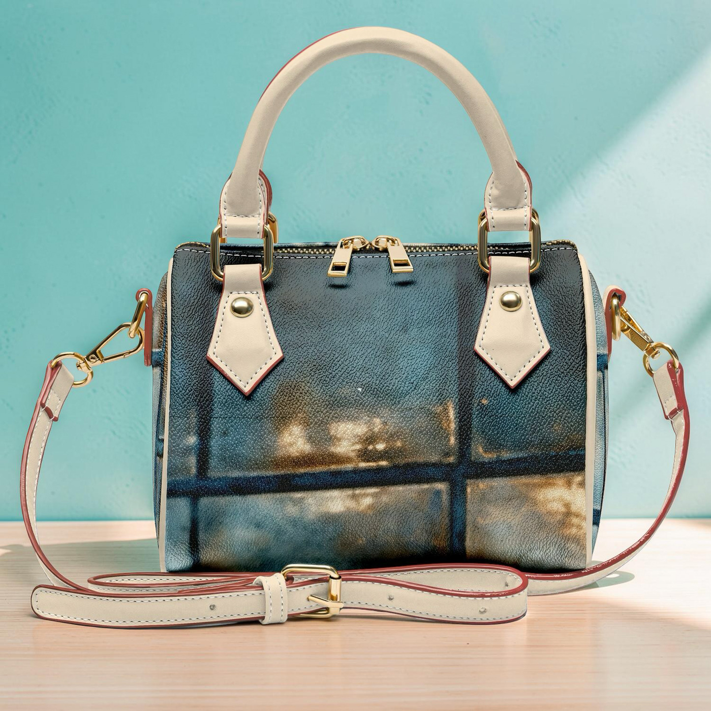BLUE BRICK HANDBAG