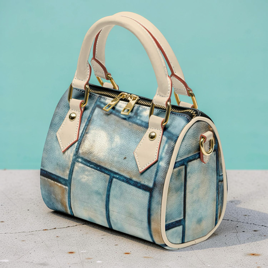 BLUE BRICK HANDBAG