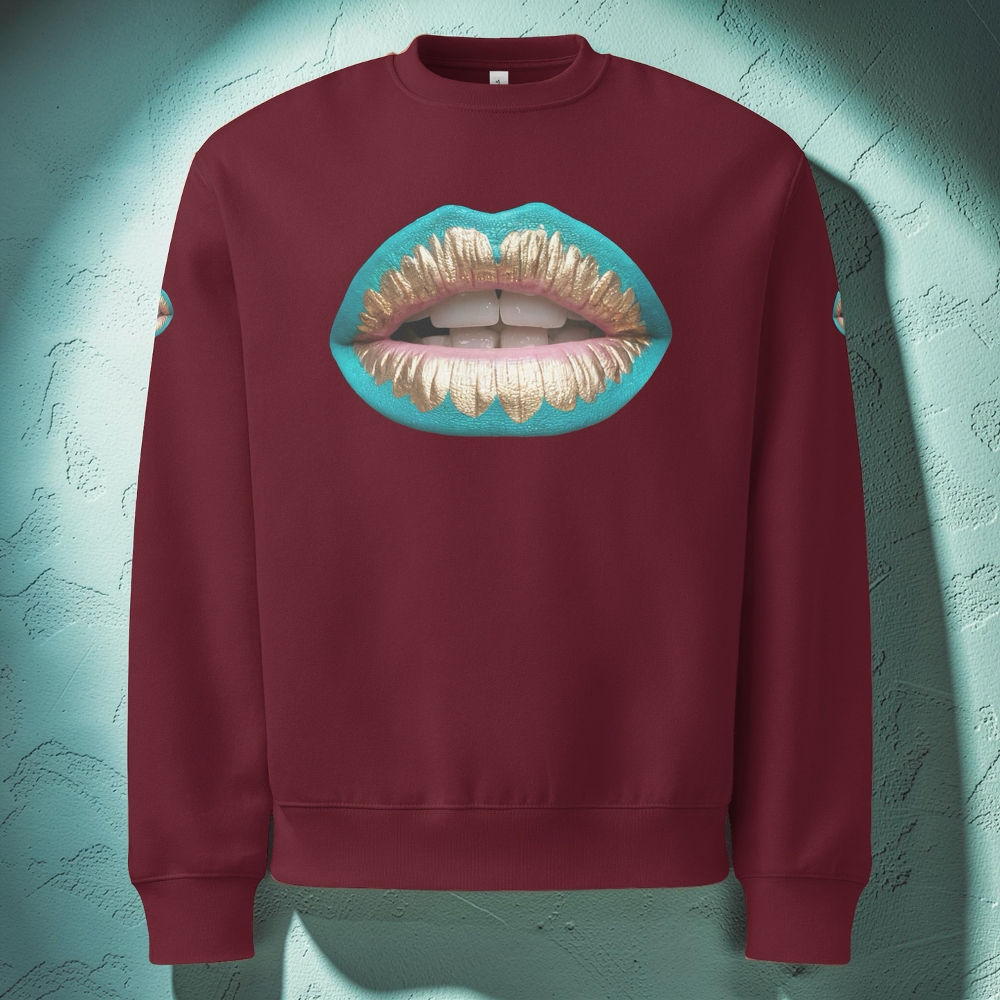 PLUSH BOY PEACH KISS Oversized heavyweight sweatshirt