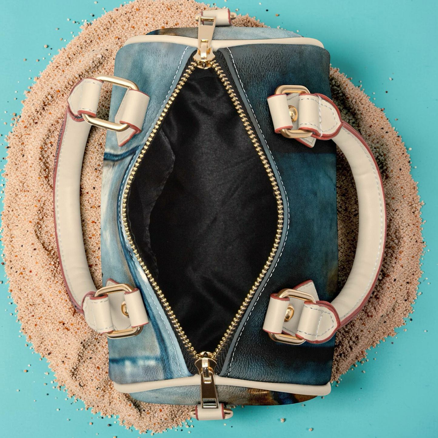 BLUE BRICK HANDBAG
