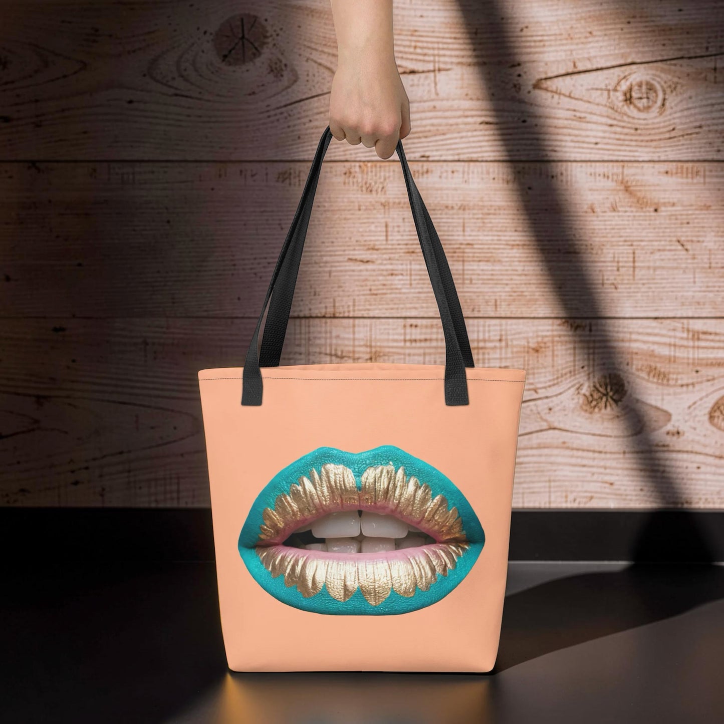 PLUSH BOY PEACH KISS TOTE BAG