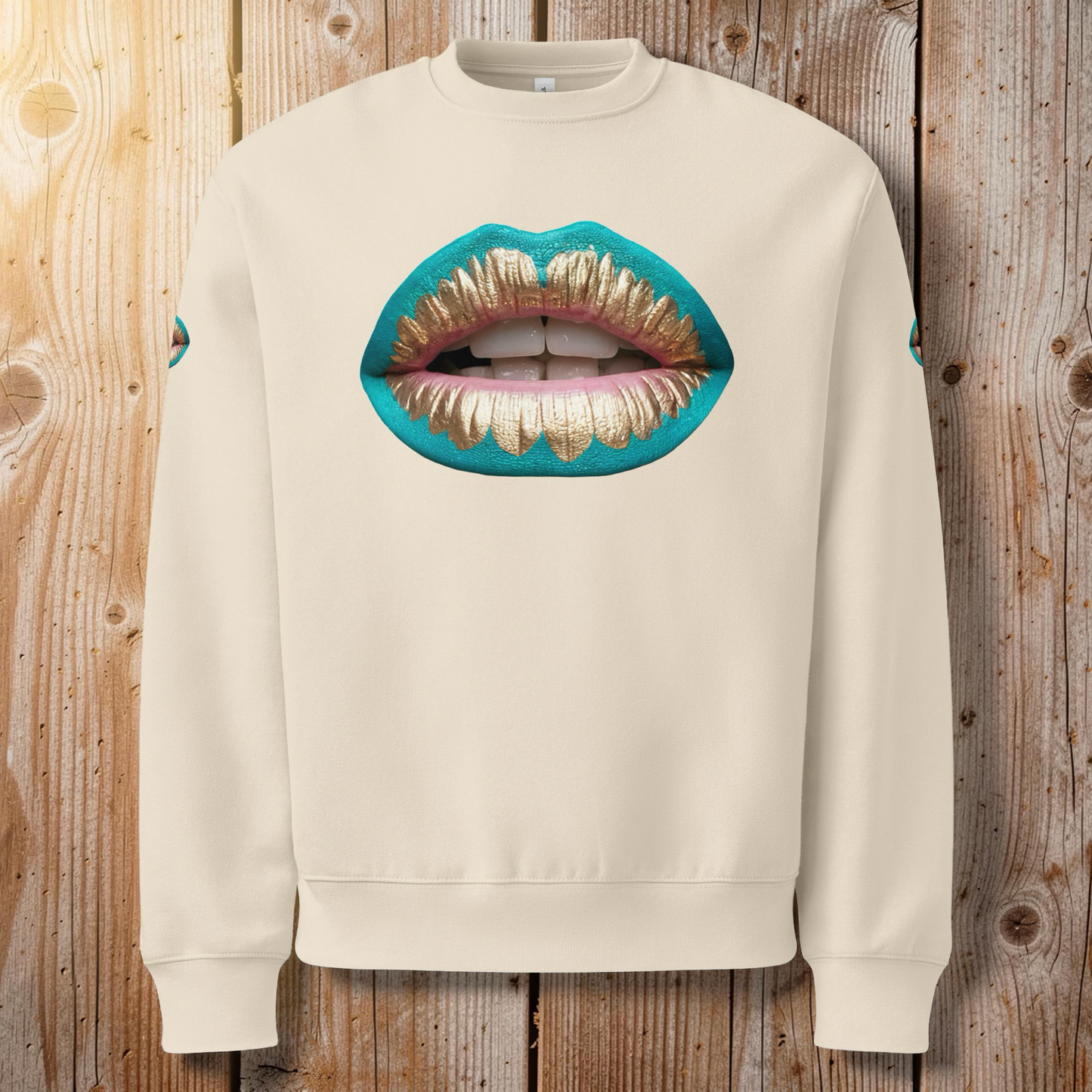 PLUSH BOY PEACH KISS Oversized heavyweight sweatshirt