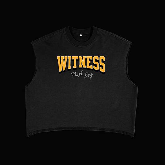 WITNESS French Terry Boxy Tank Top