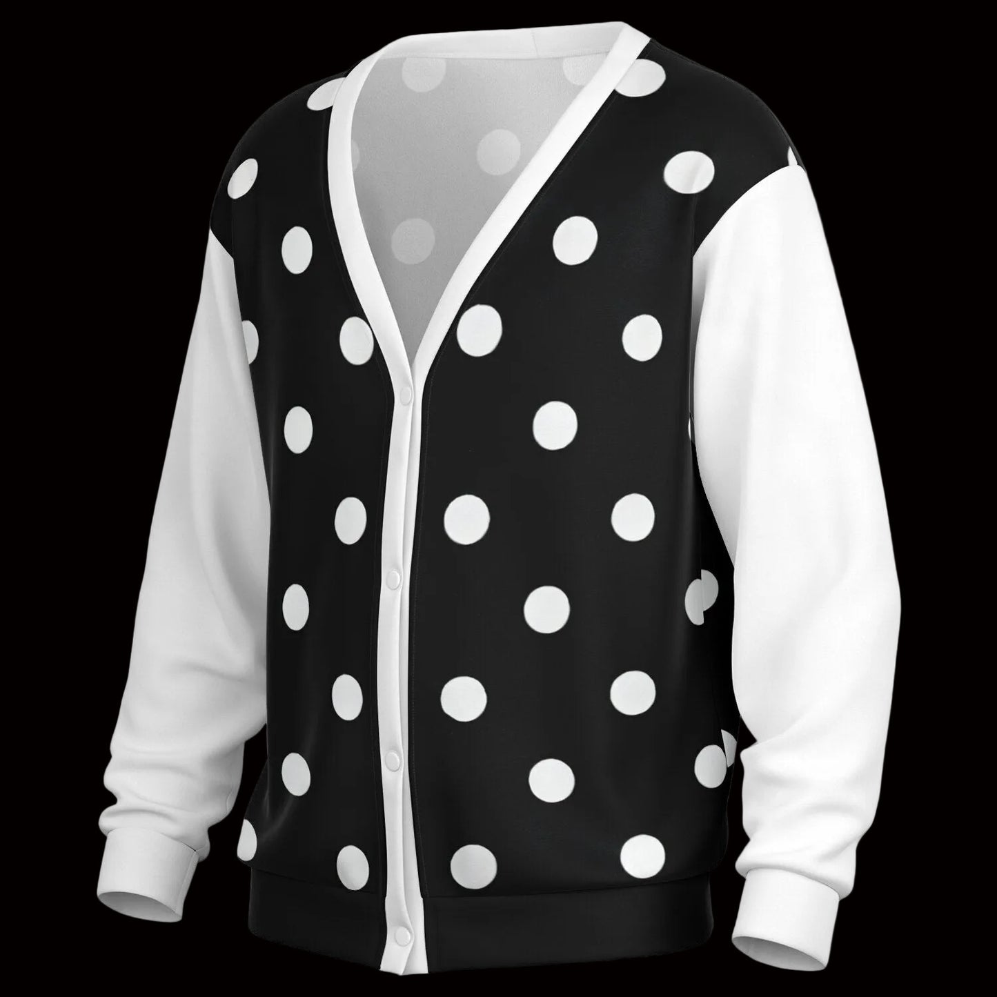BLACK POLKA DOTS Cardigan