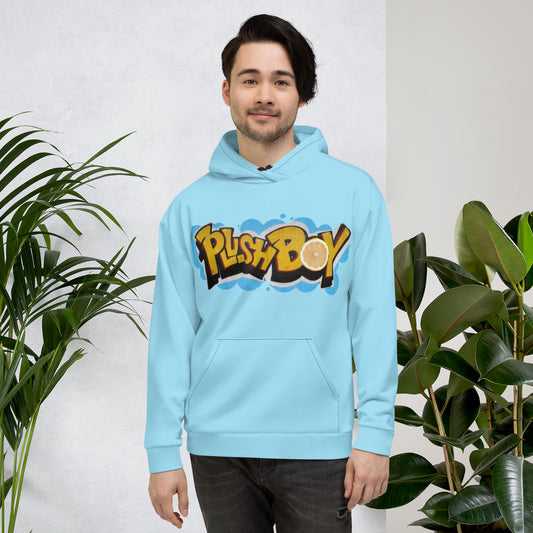 PLUSH BOY BLEUBURRY LEMONADE GRAFFITI HOODIE
