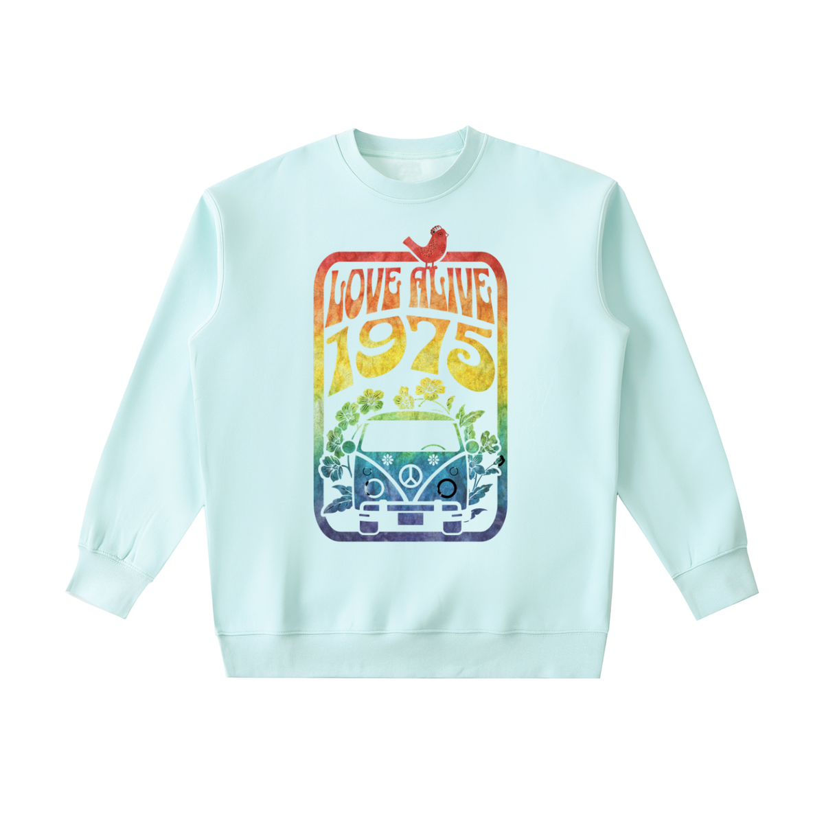 LOVE ALIVE 1975 Essential Heavyweight Crewneck Sweatshirt