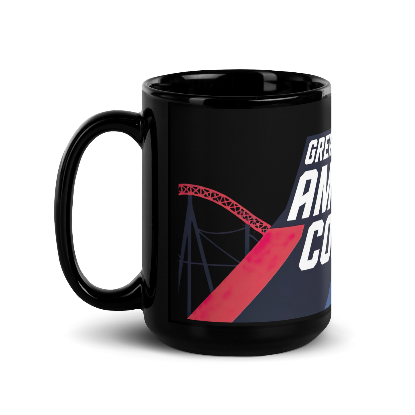 The Great American Coaster Guy™ Black Mug