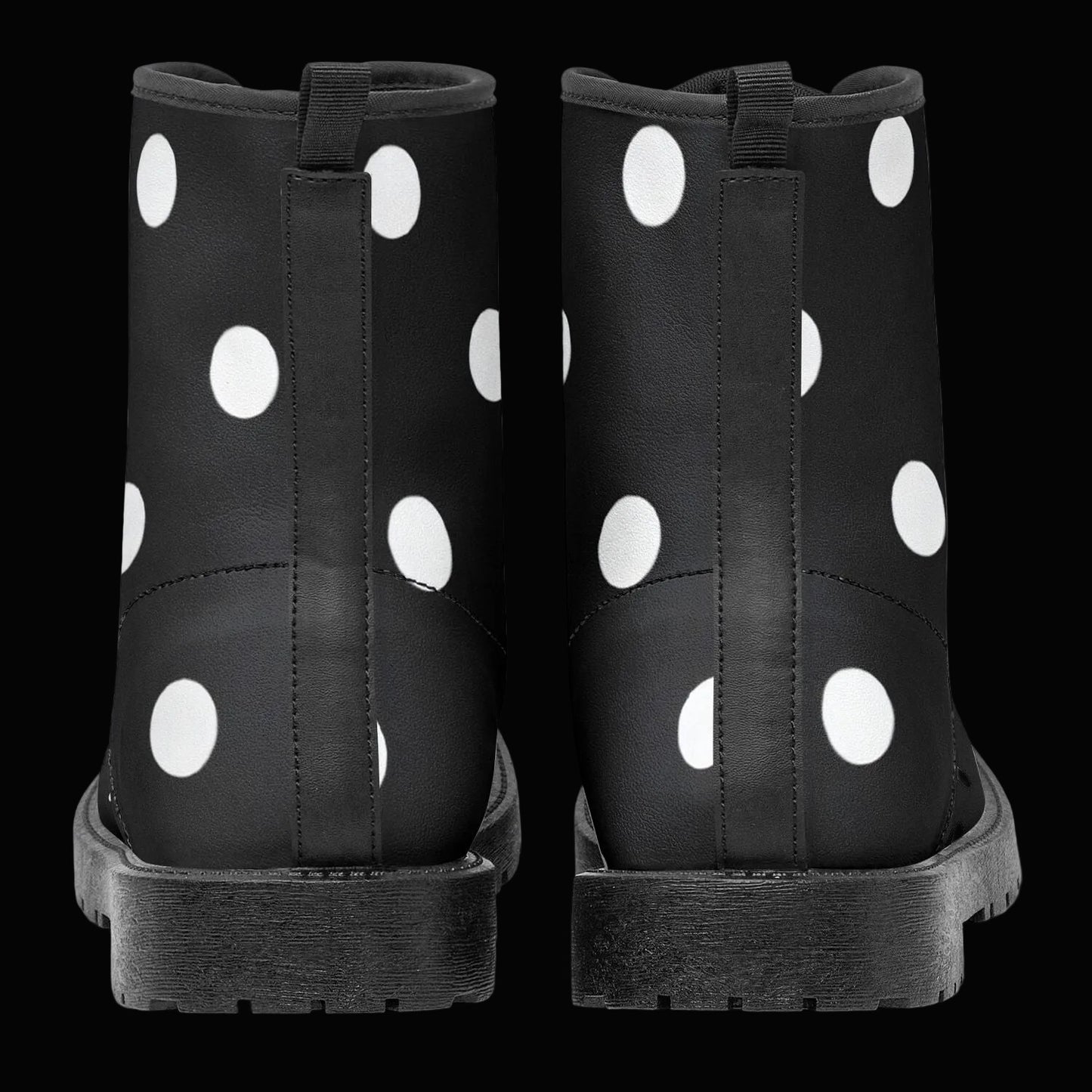 BLACK POLKA DOTS City Strider Boots