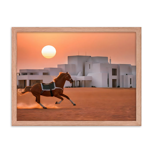 Sunset Blanca Framed Artwork by B.Slade