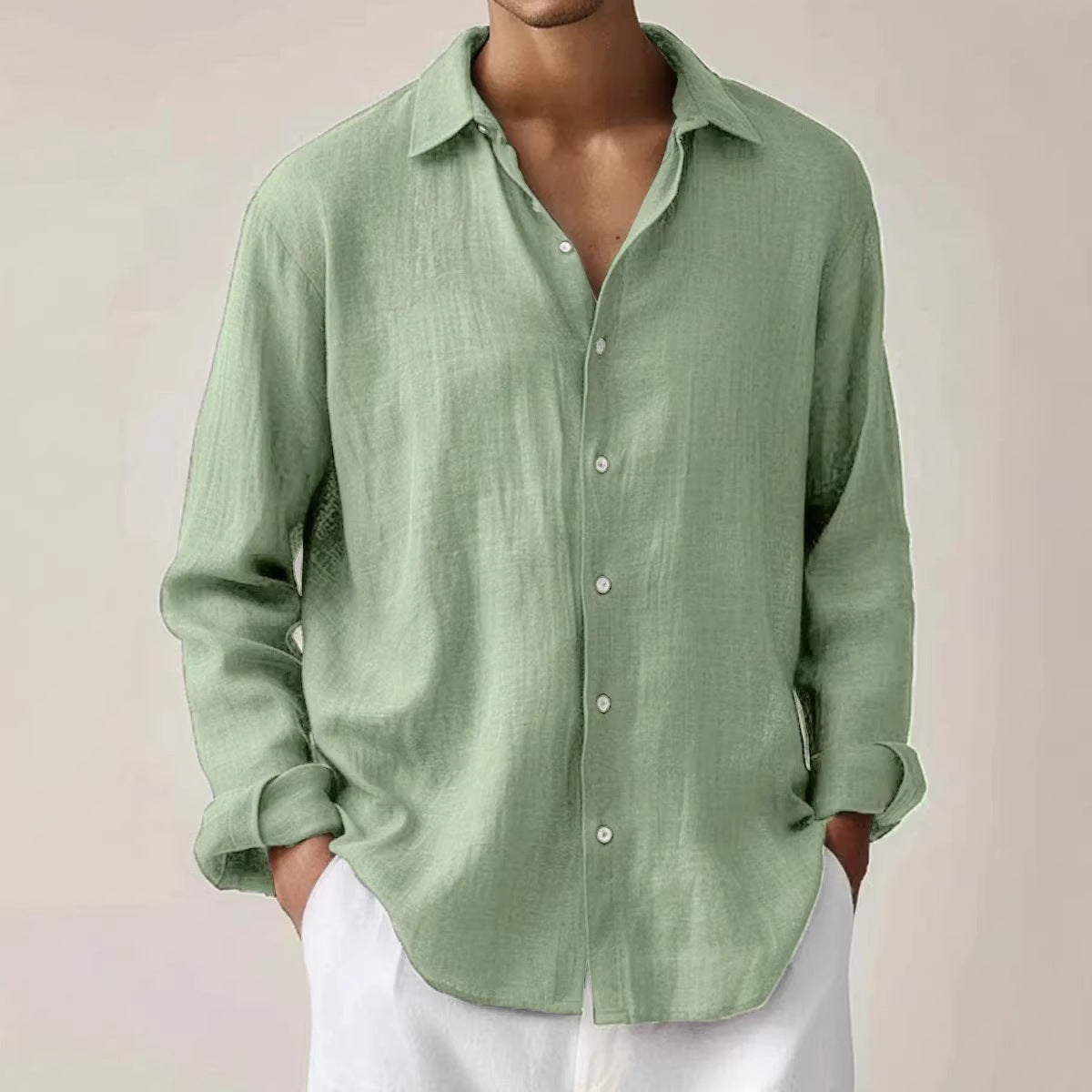 Mens Casual Short Sleeve Shirt