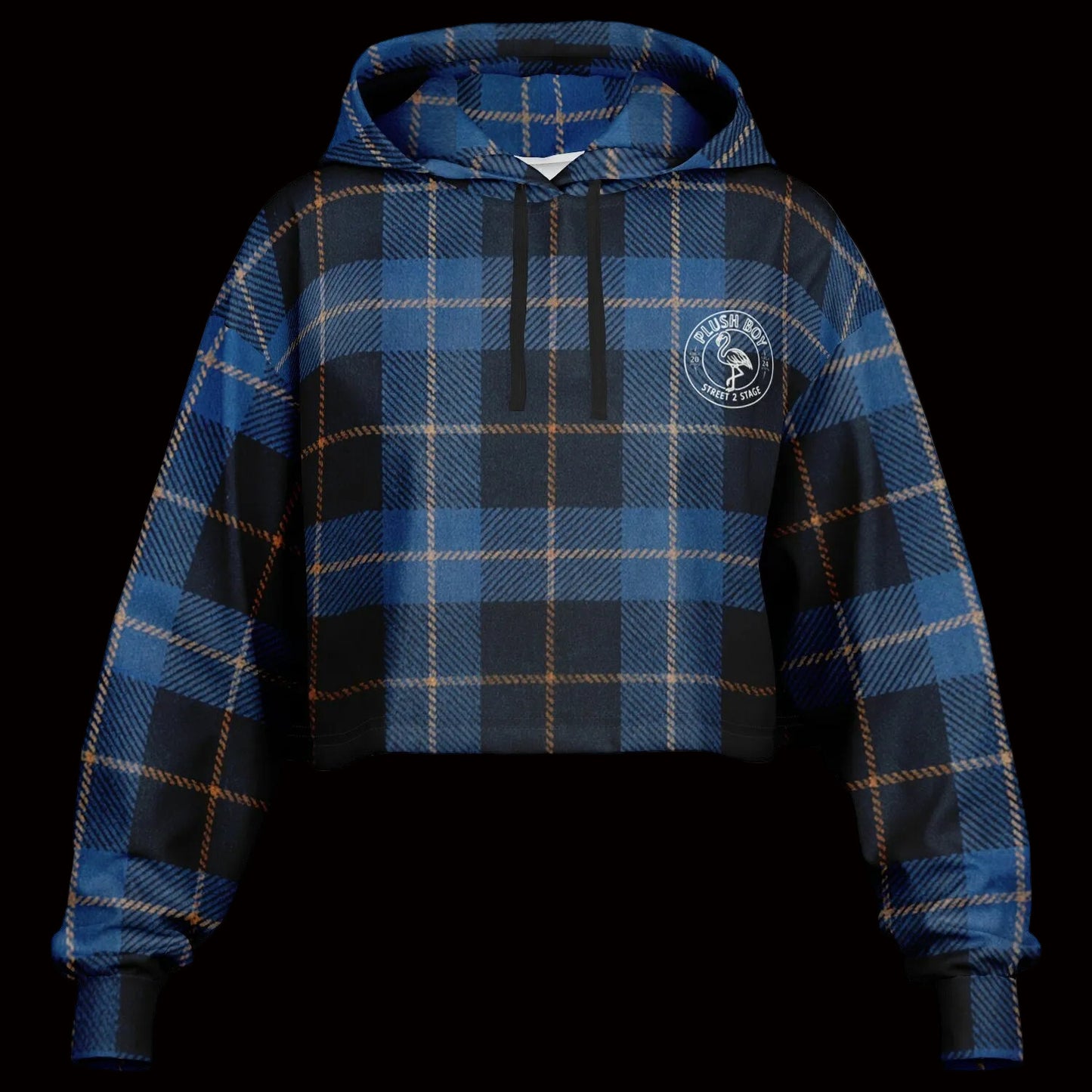 BLUE FLANNEL Fashion Dance Hoodie