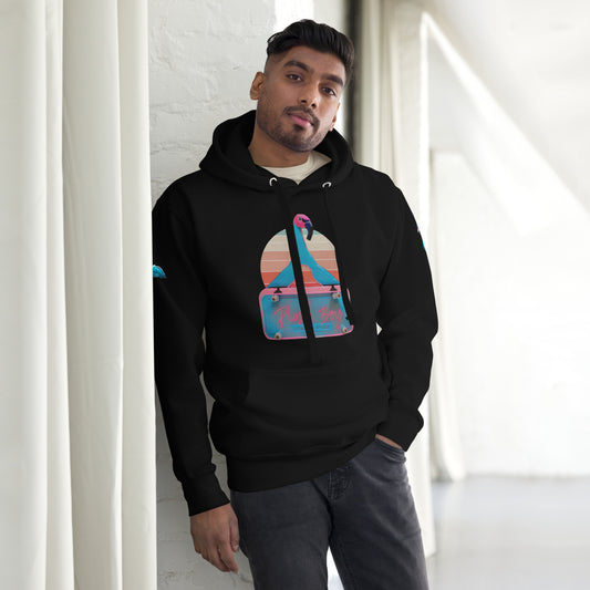 PLUSH BOY MIDNIGHT BLUEBURRY FLAMINGO HANGER HOODIE (1st Edition)