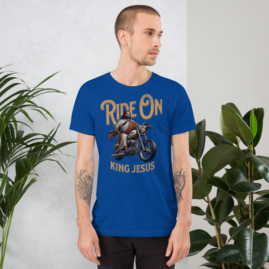 PLUSH BOY RIDE ON KING JESUS BLEUBURRY TEE