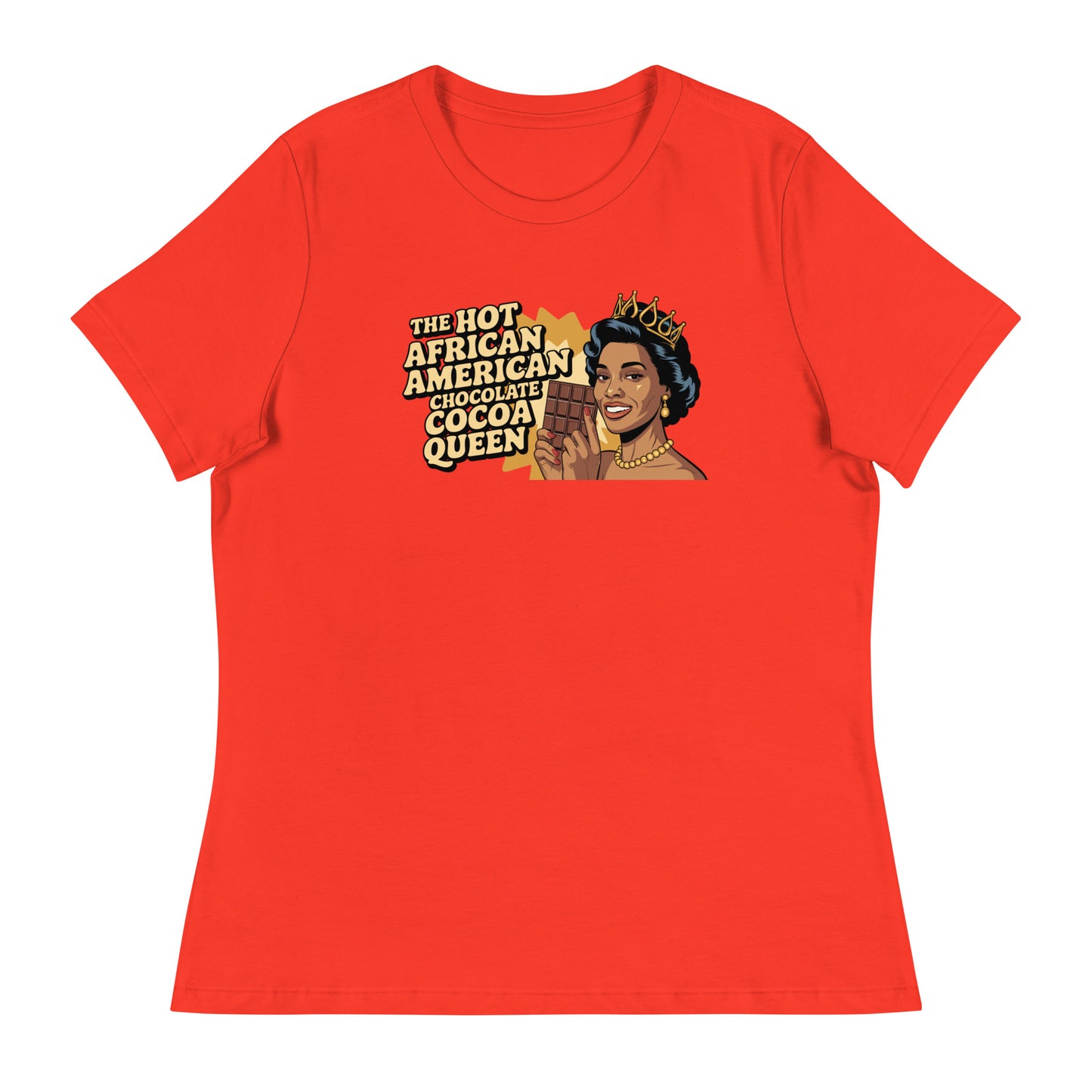 THE HOT AFRICAN AMERICAN CHOCOLATE COCOA QUEEN TEE